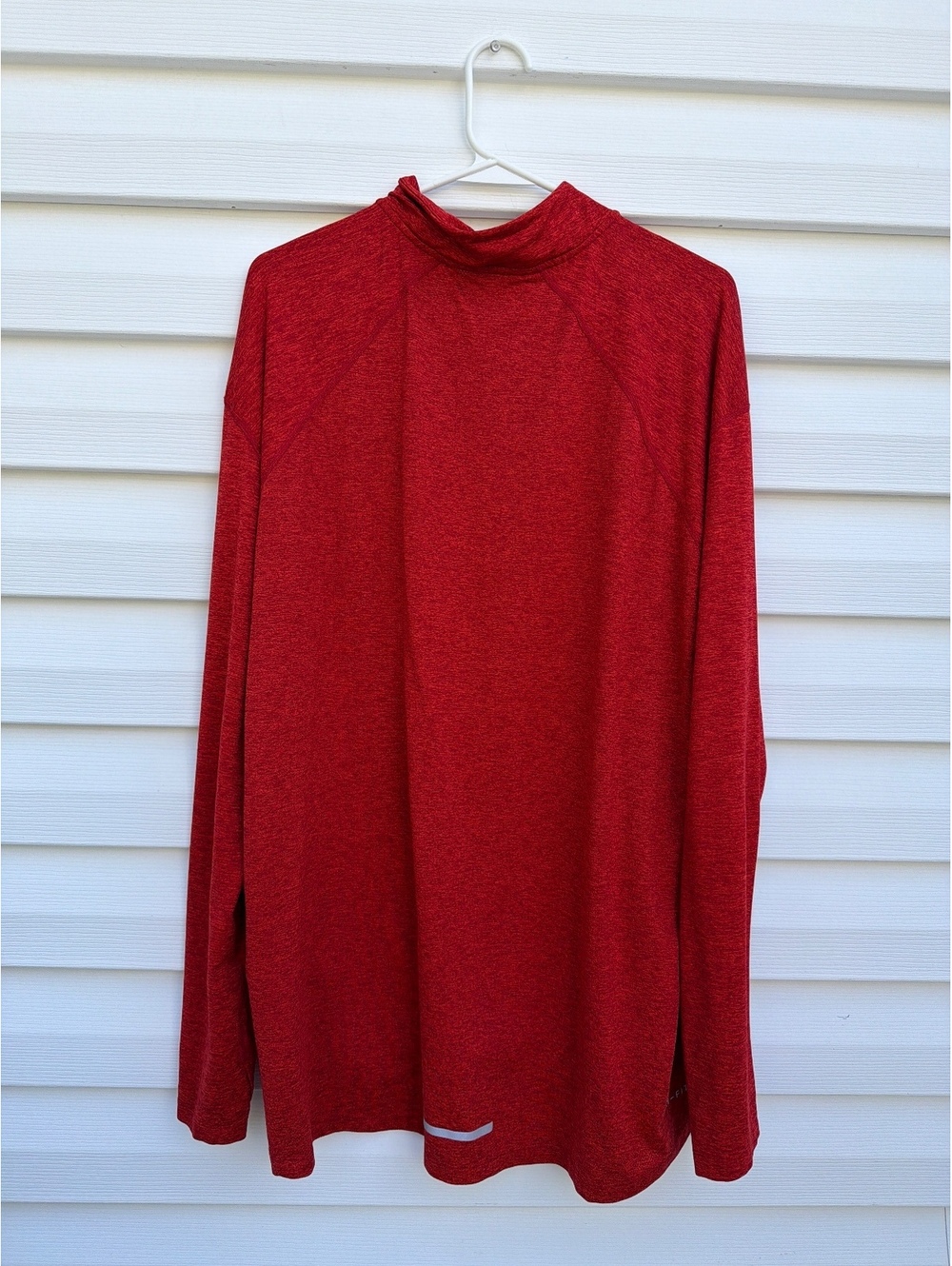 Nike Running Men's XXL Red Dri-FIT Quarter Zip Long Sleeve Pullover - Picture 2 of 8